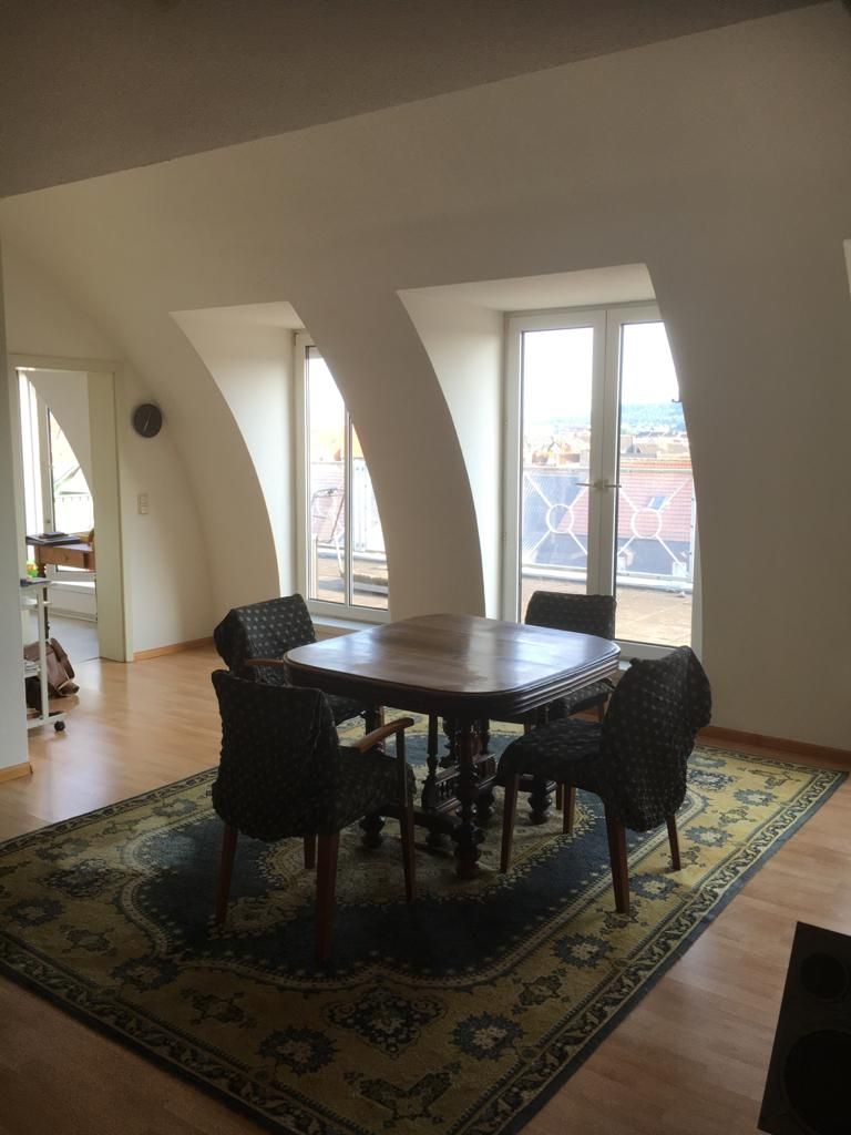 ! VERKAUFT ! - Schöne Penthousewohnung mit großer Dachterrasse in Saarbrücker Innenstadt, Nähe Nauwieser