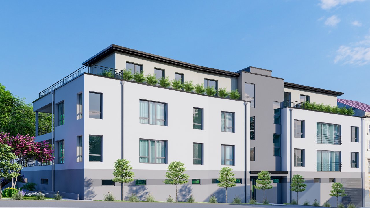 Neubau Etagen-Wohnung KfW 40+ NH in SB-Ensheim!