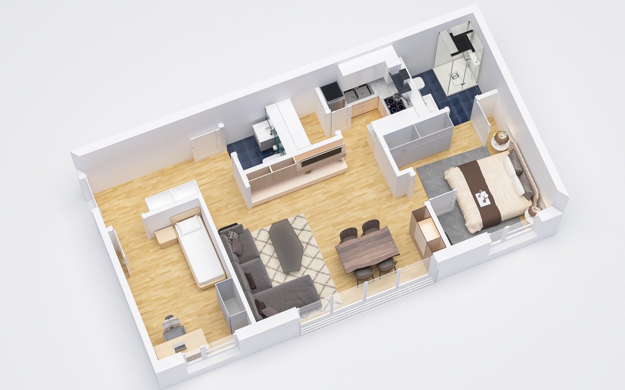 Neubau Effizienzhaus Wohnung KfW 40+ NH in SB-Ensheim!